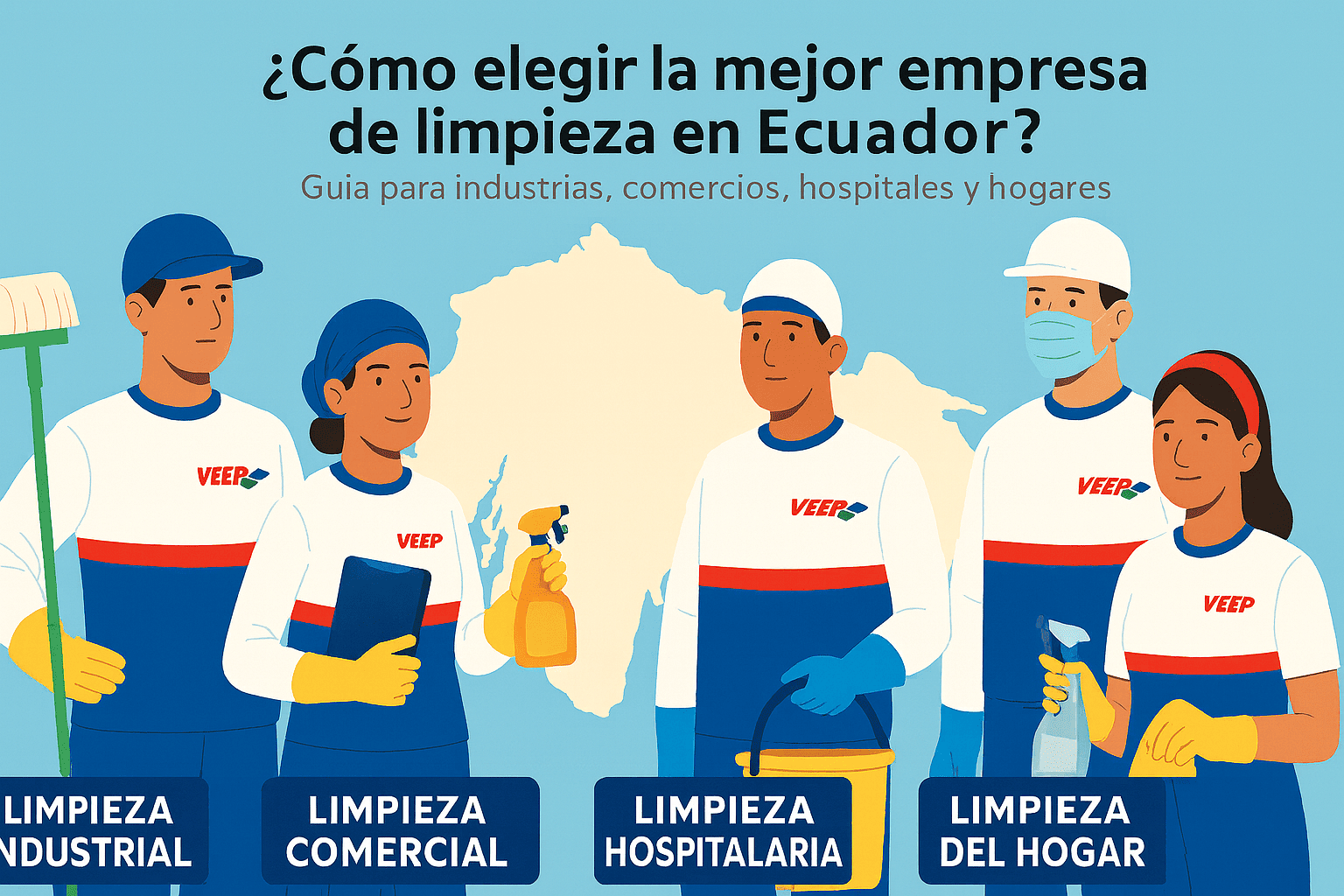 ¿Cómo elegir la mejor empresa de limpieza en Ecuador? Guía para industrias, comercios, hospitales y hogares.0 (0)
