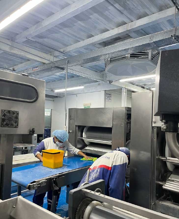 Empresa de limpieza de áreas de proceso alimentos