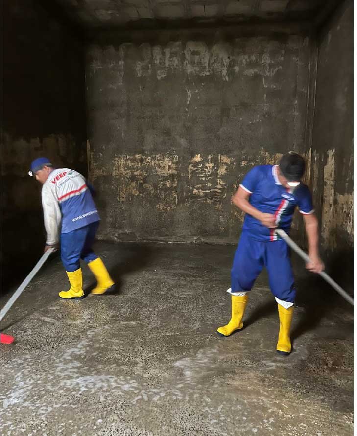Limpieza de cisternas